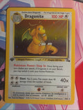 Pokemon Card TCG Dragonite 4/62 Fossil Holo Rare 1st Edition Played
